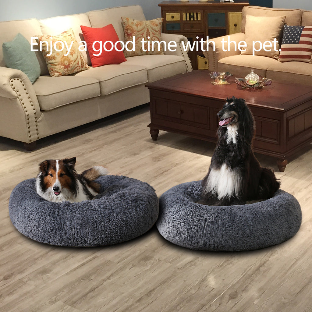 Fluffy Donut Bed for Cozy, Comforting Winter Sleep