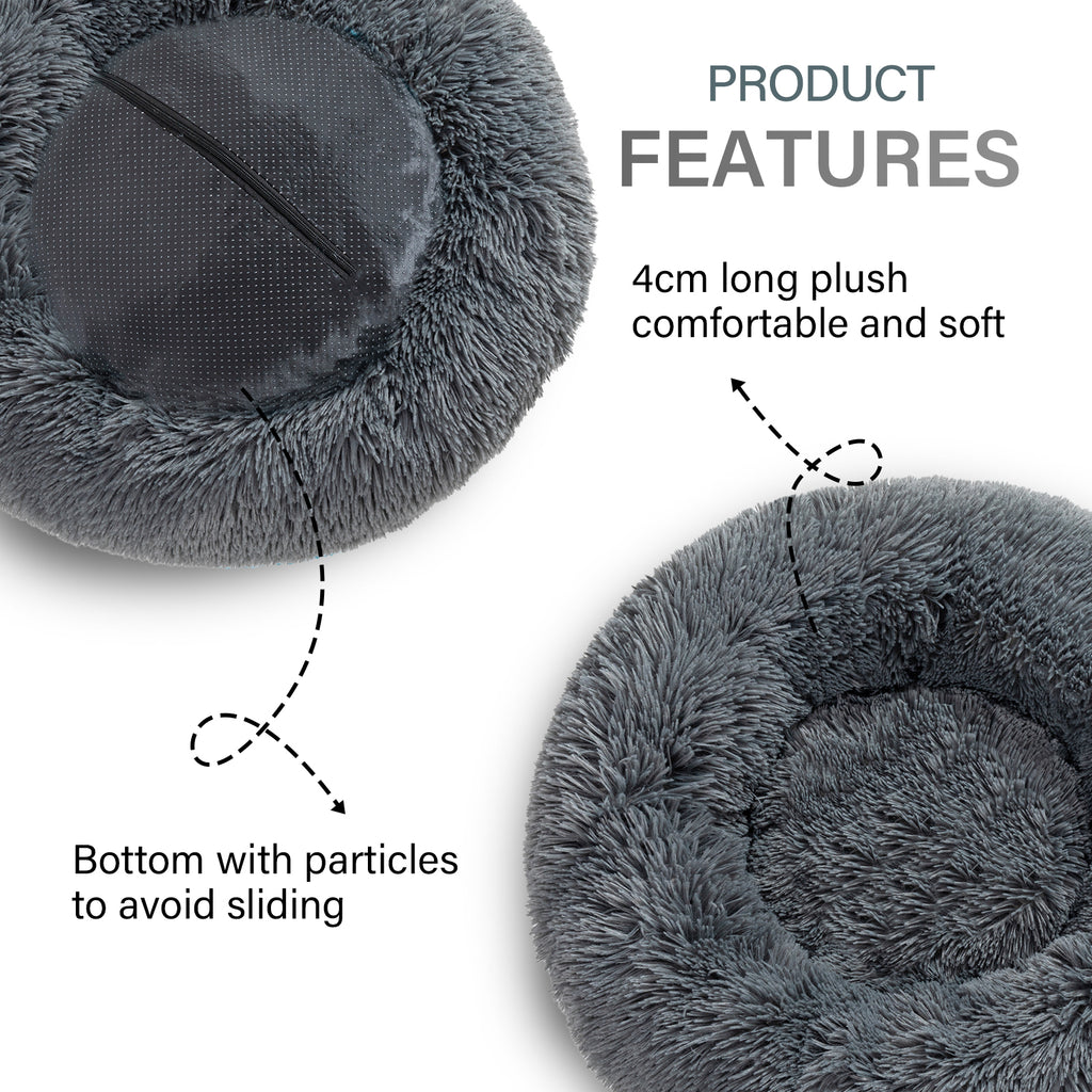 Fluffy Donut Bed for Cozy, Comforting Winter Sleep