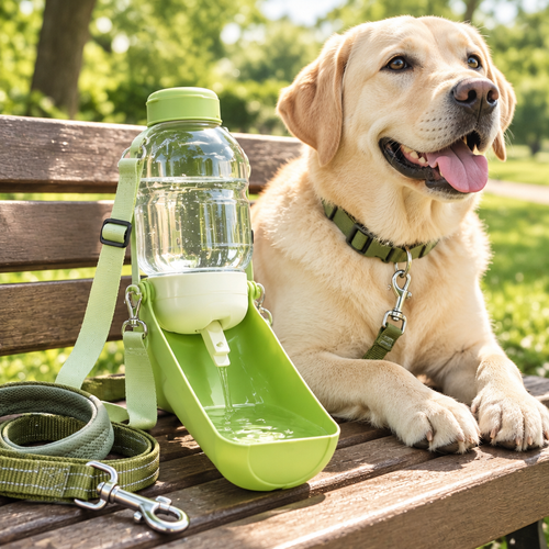 Dog Water Bottle Bench
